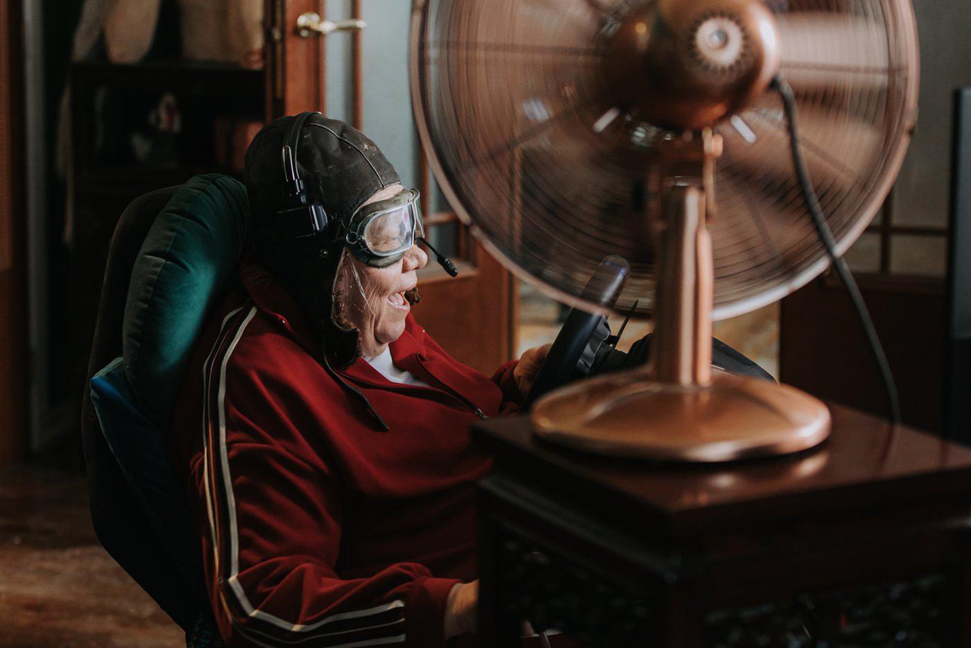 Кадр со съёмок картины