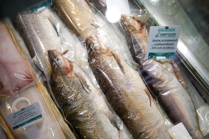 На московской ярмарке можно купить рыбу, используемую для питания космонавтов