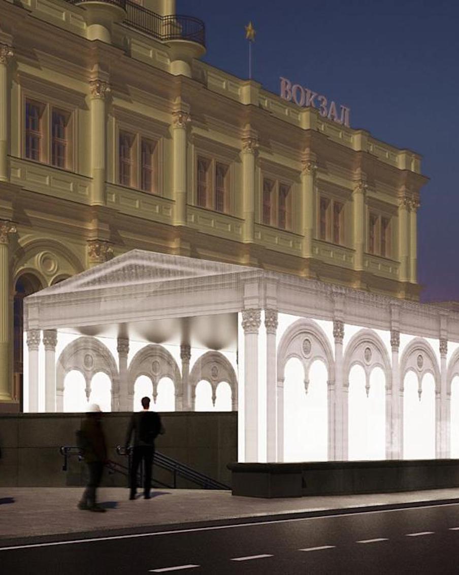 На станции метро "Комсомольская" появятся уникальные навесы