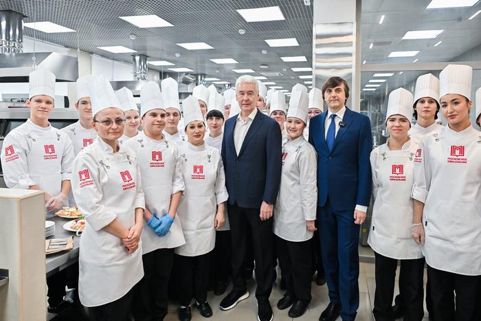 Сергей Собянин рассказал о том, что 95% выпускников столичных колледжей работают по профессии