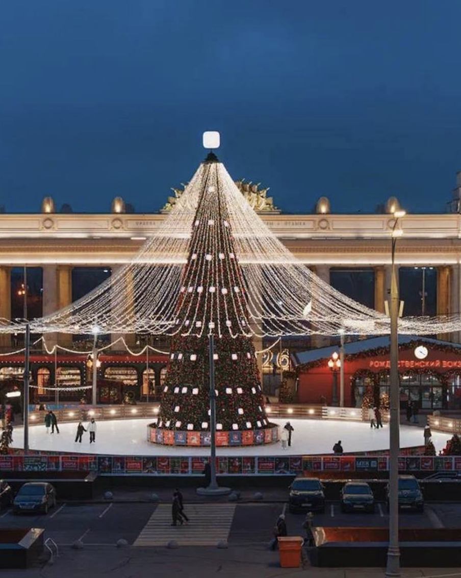 Открываем сезон катания на коньках и разучиваем танцы к Новому году