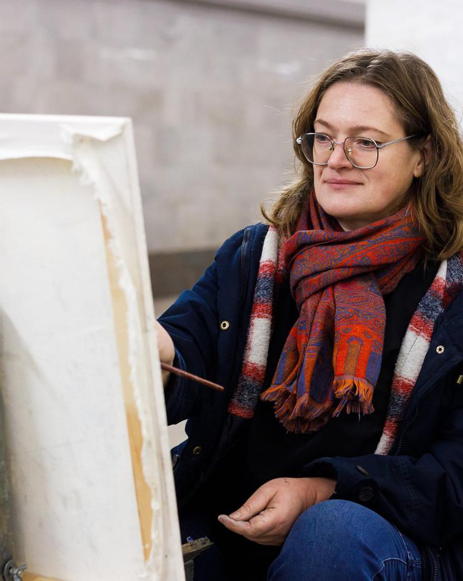 11-ю точку проекта "Искусство в метро" открыли на станции метро "Полянка"