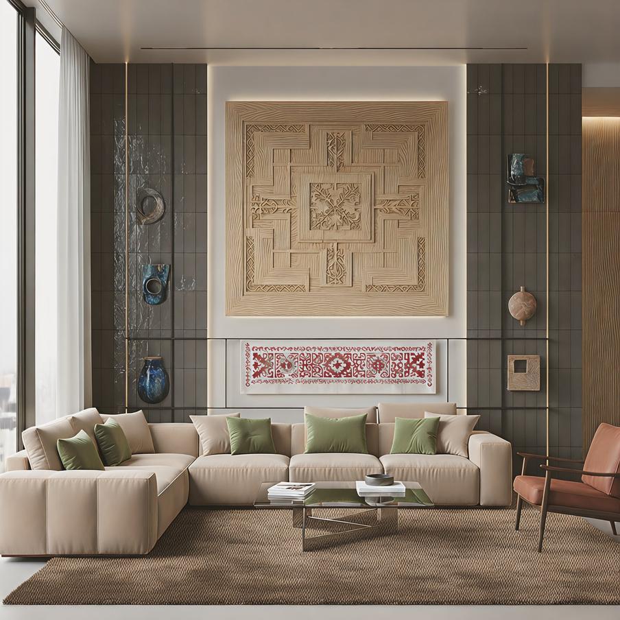 Ремесленные детали в интерьере – очень заметный тренд.