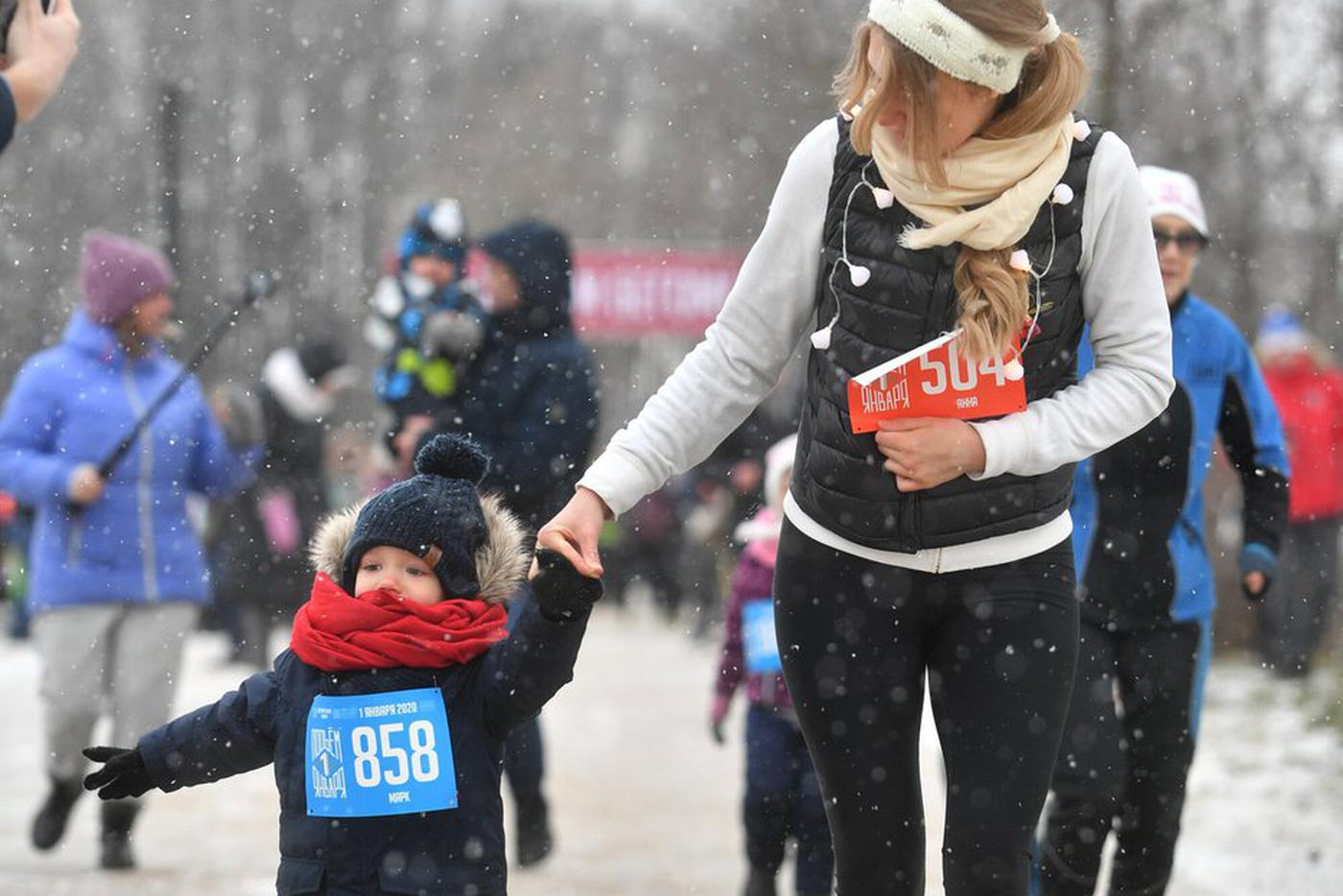 Новогодний забег на дистанции 1 и 5 км пройдёт в "Лужниках"