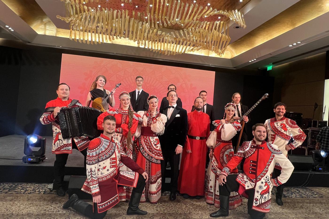 Фотий выступил в Нью-Дели вместе с несколькими коллективами из России.