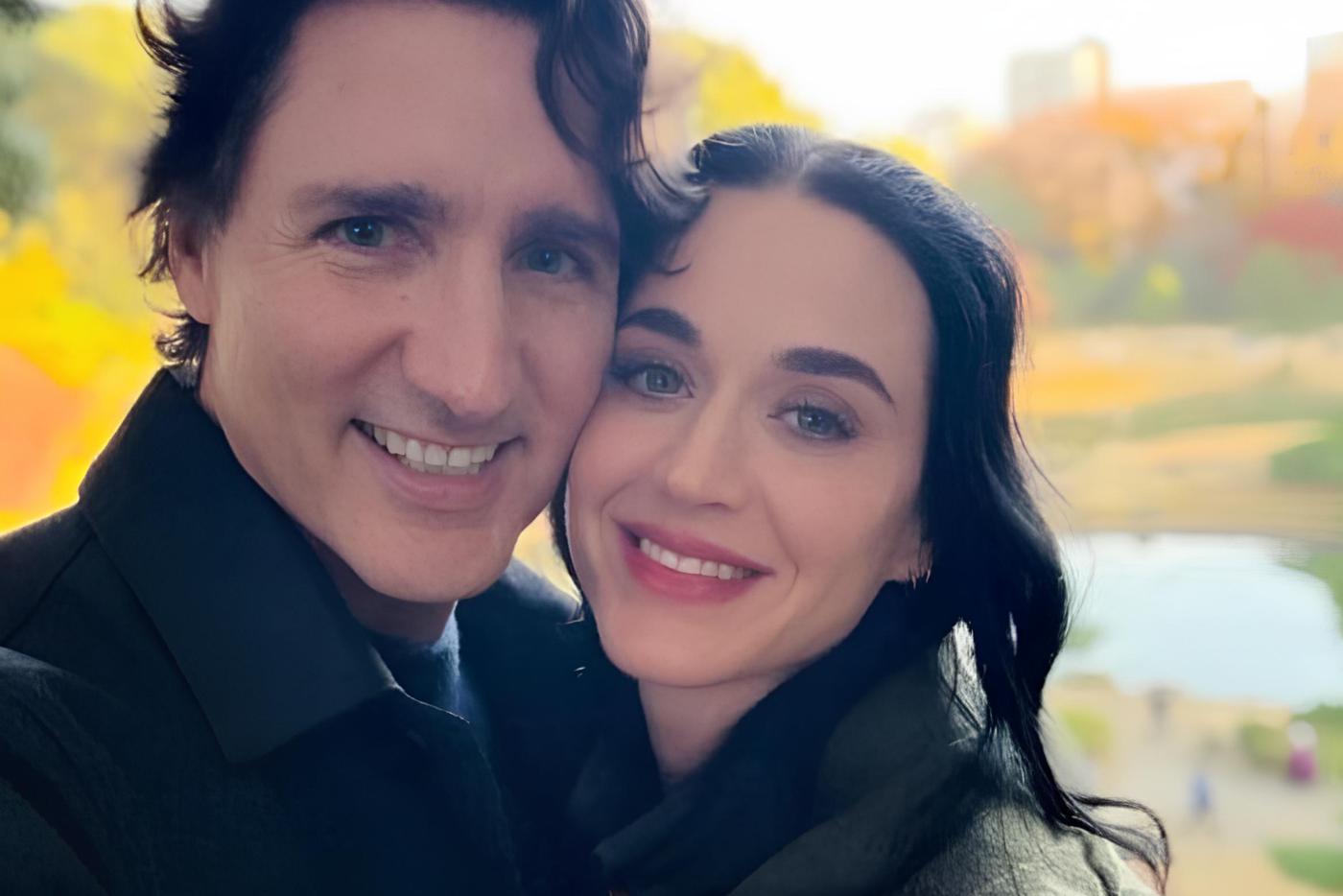 Кэти Перри выложила первые неофициальные совместные фото с бывшим премьер-министром Канады Джастином Трюдо