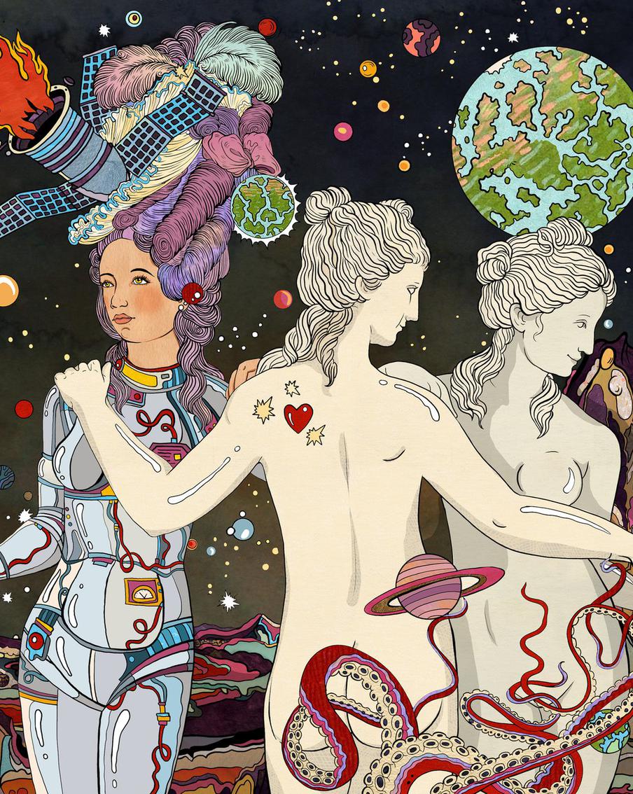 Афиша на 10 декабря: собираем коллажи и идём на "космическую" выставку