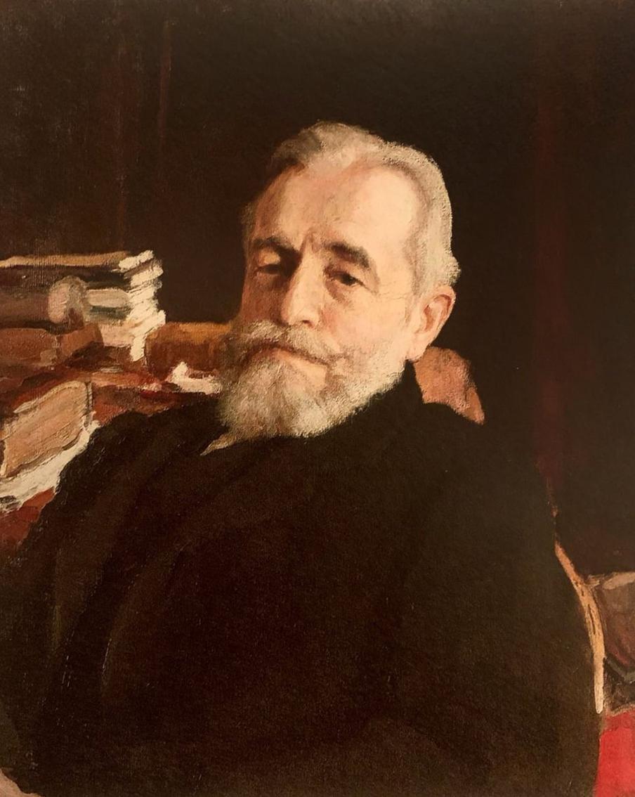 “Портрет Д.Г. фон Дервиза” кисти Валентина Серова.