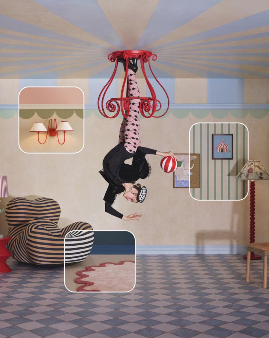 В интерьере растёт популярность цирковой эстетики.