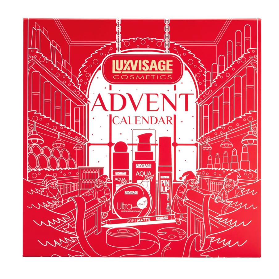 Адвент-календарь из 12 декоративных продуктов Luxvisage (4785 ₽)