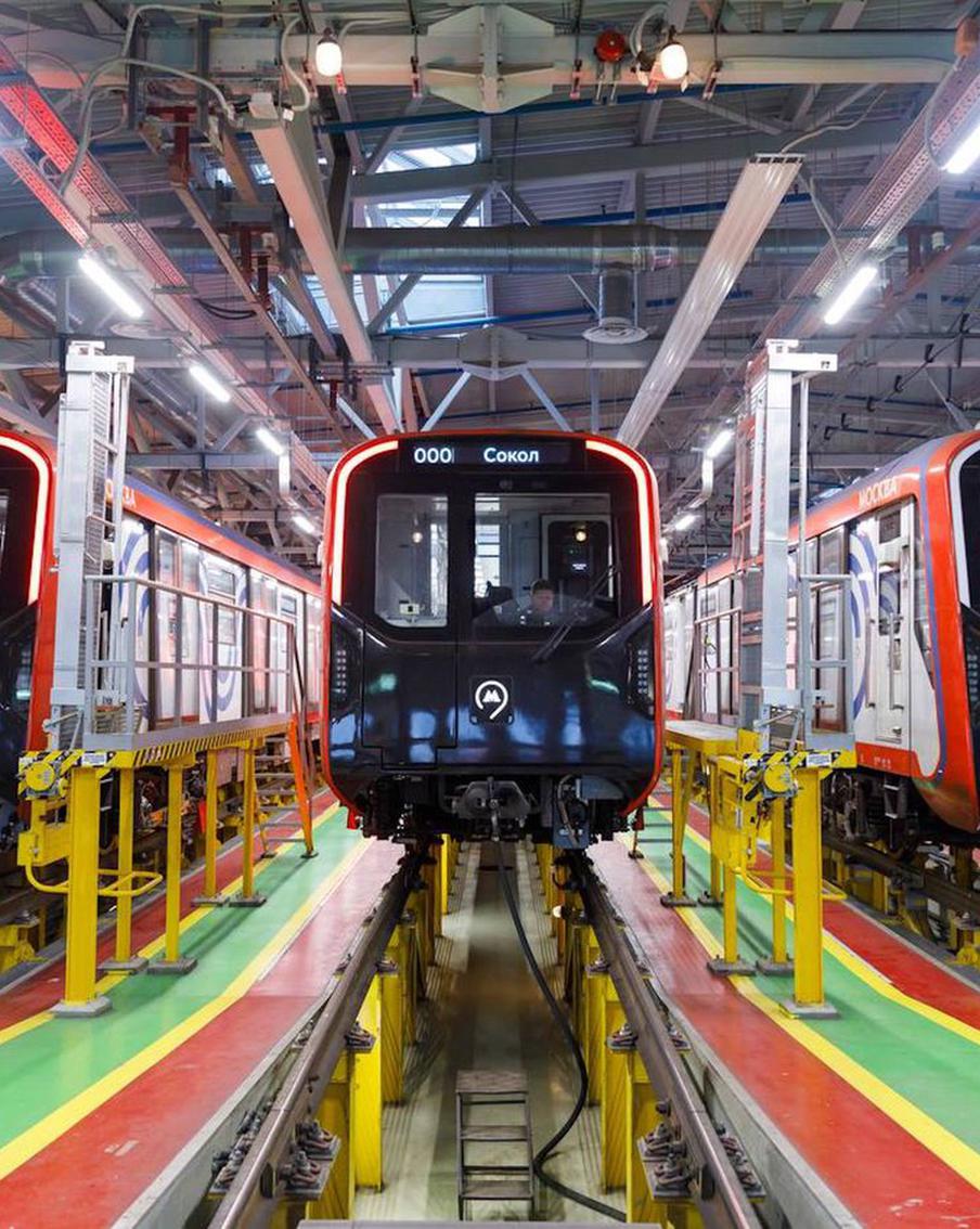 Электродепо "Сокол" Замоскворецкой линии обновлено на 100%