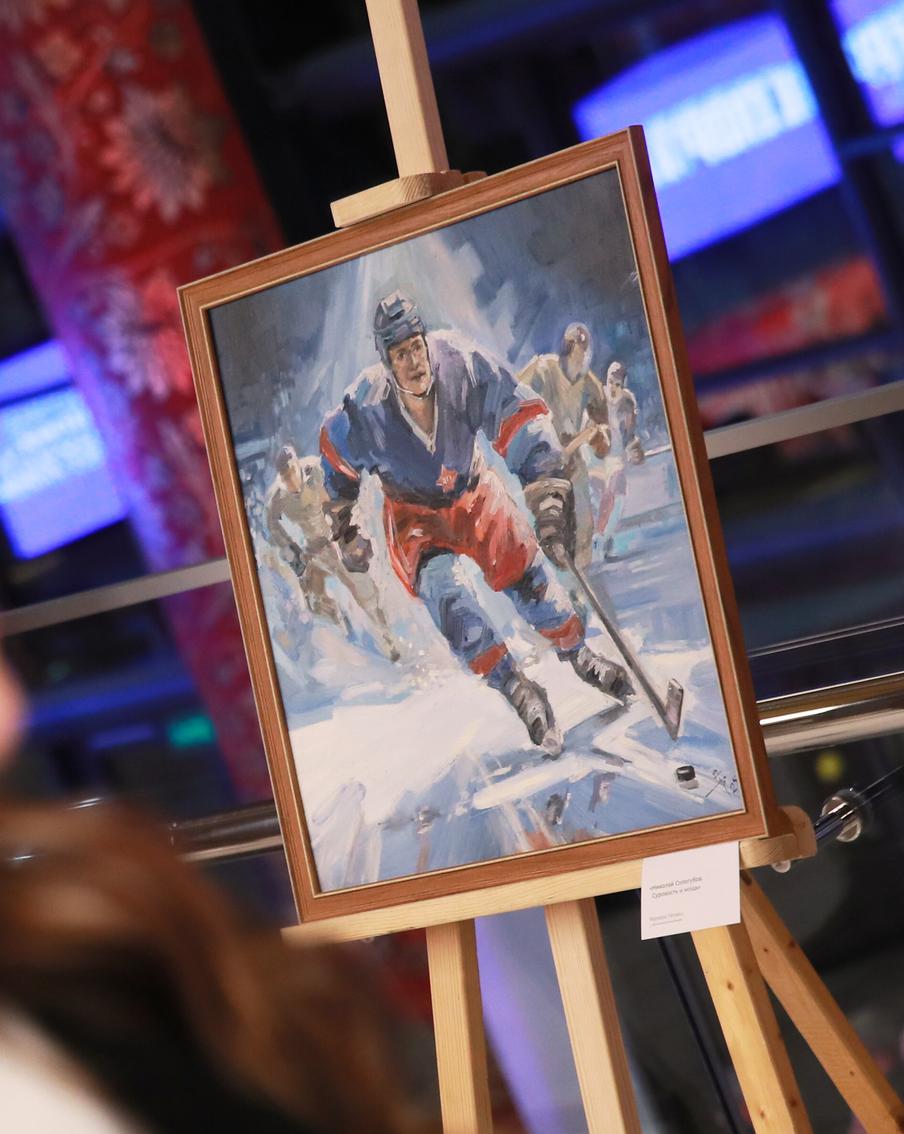 "Прошёл штрафбат, подорвался на мине": как выглядят на холсте спортсмены, ставшие героями ВОВ