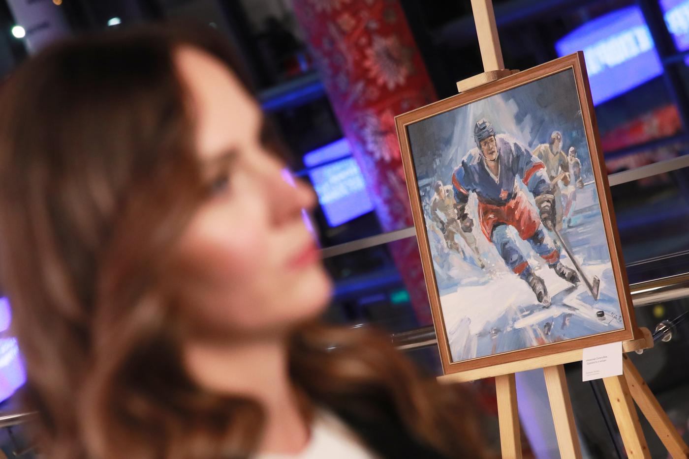 "Прошёл штрафбат, подорвался на мине": как выглядят на холсте спортсмены, ставшие героями ВОВ