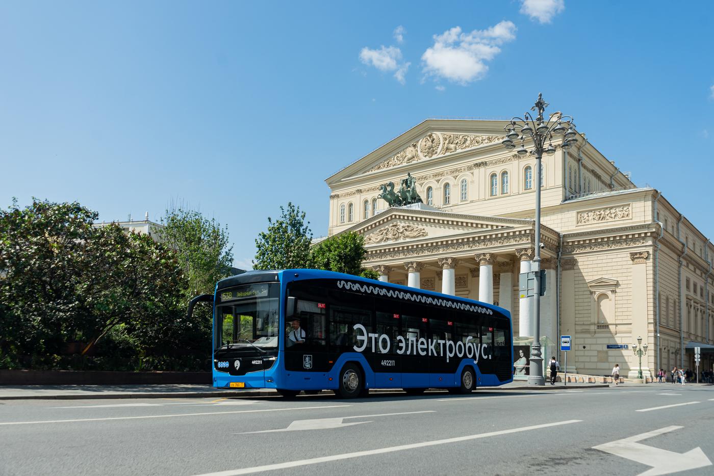 Более 340 самых современных электробусов КАМАЗ работают в Москве