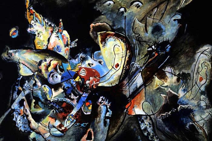 Кандинский переживал революцию и личную драму: рассказываем о его картине 1917 года "Смутное"