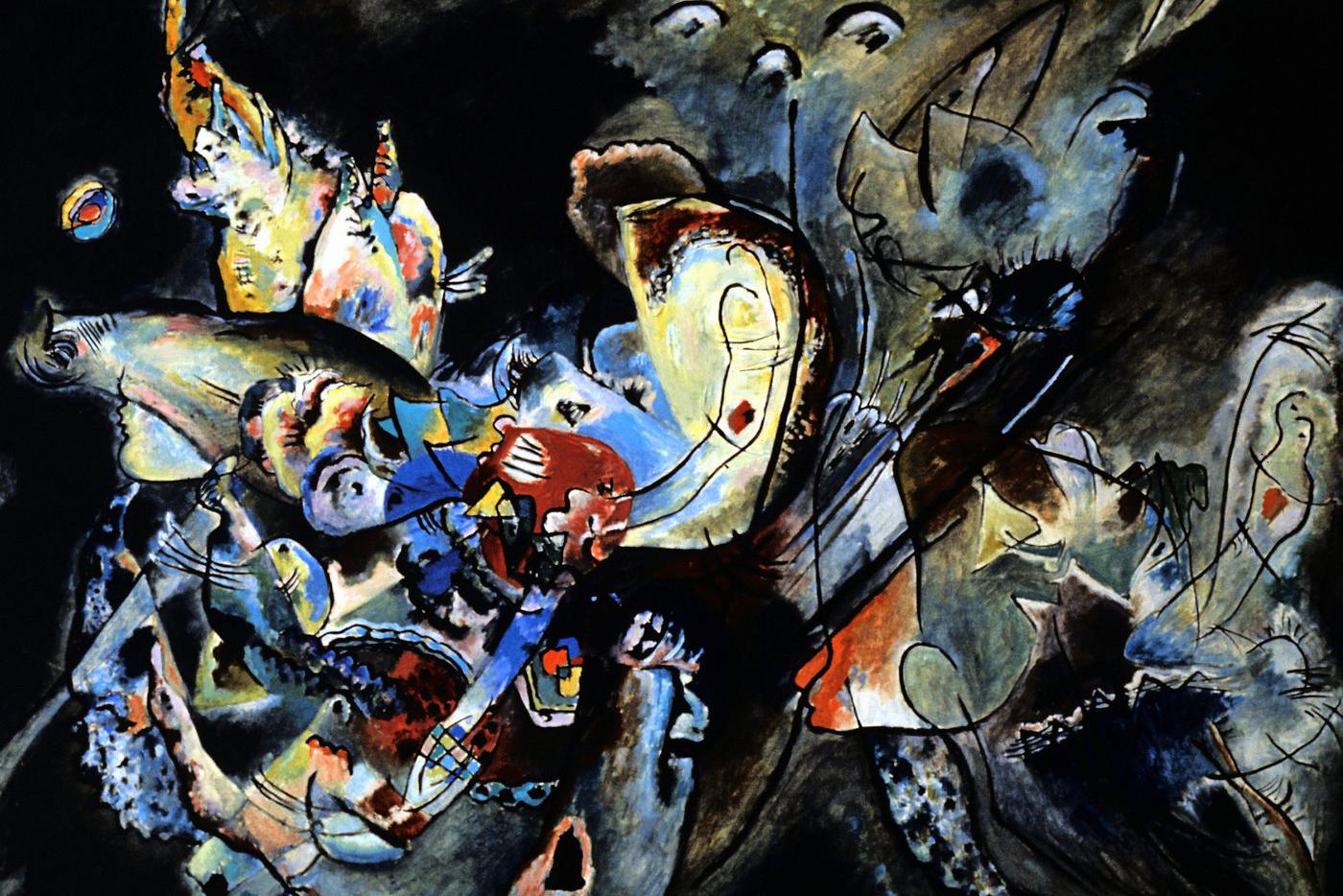 Кандинский переживал революцию и личную драму: рассказываем о его картине 1917 года "Смутное"