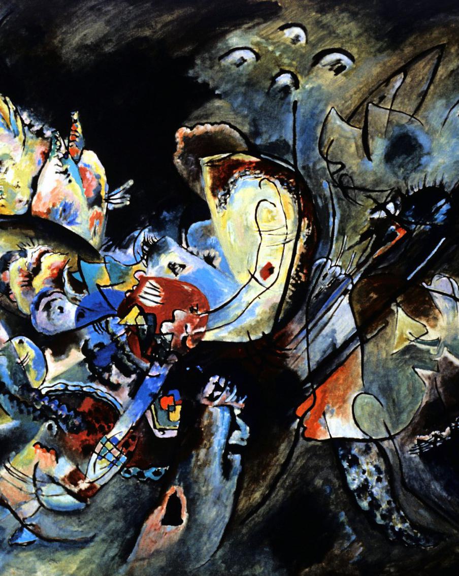 Кандинский переживал революцию и личную драму: рассказываем о его картине 1917 года "Смутное"