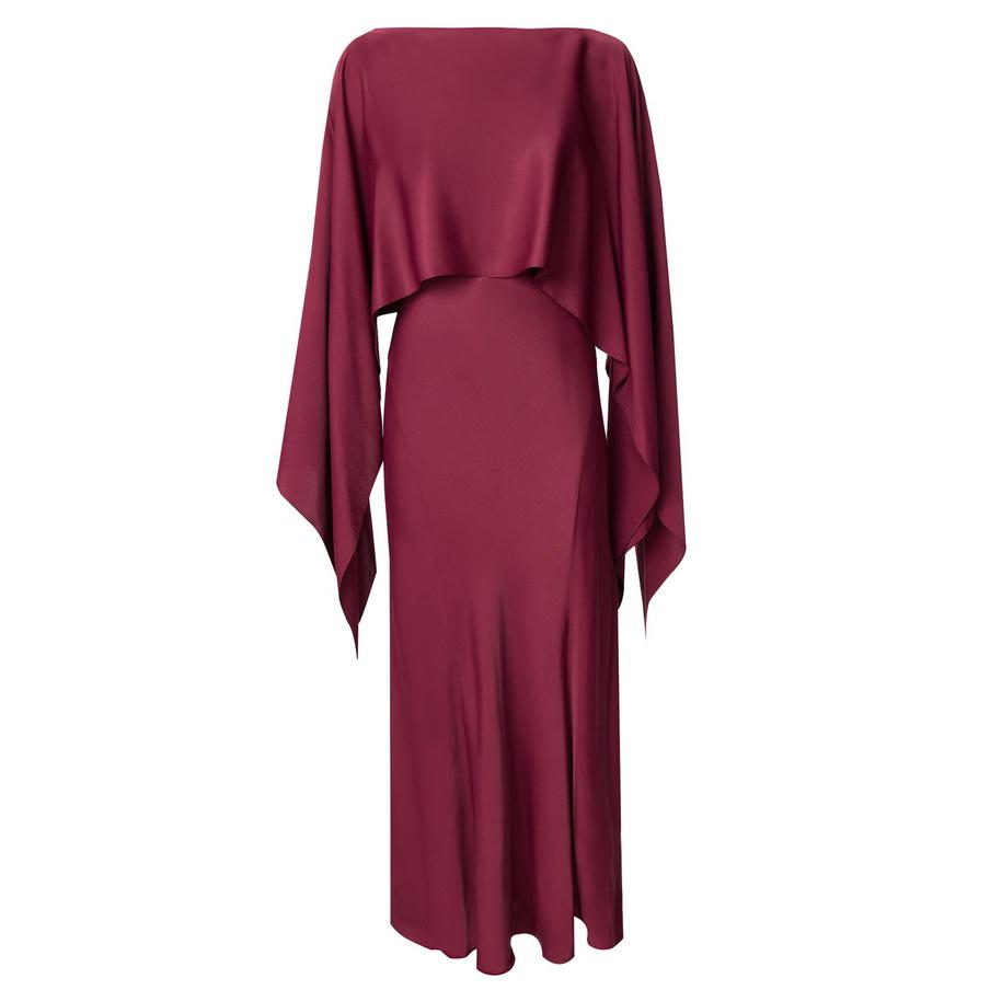 Атласное платье с накидкой Charuel (14 990 ₽)