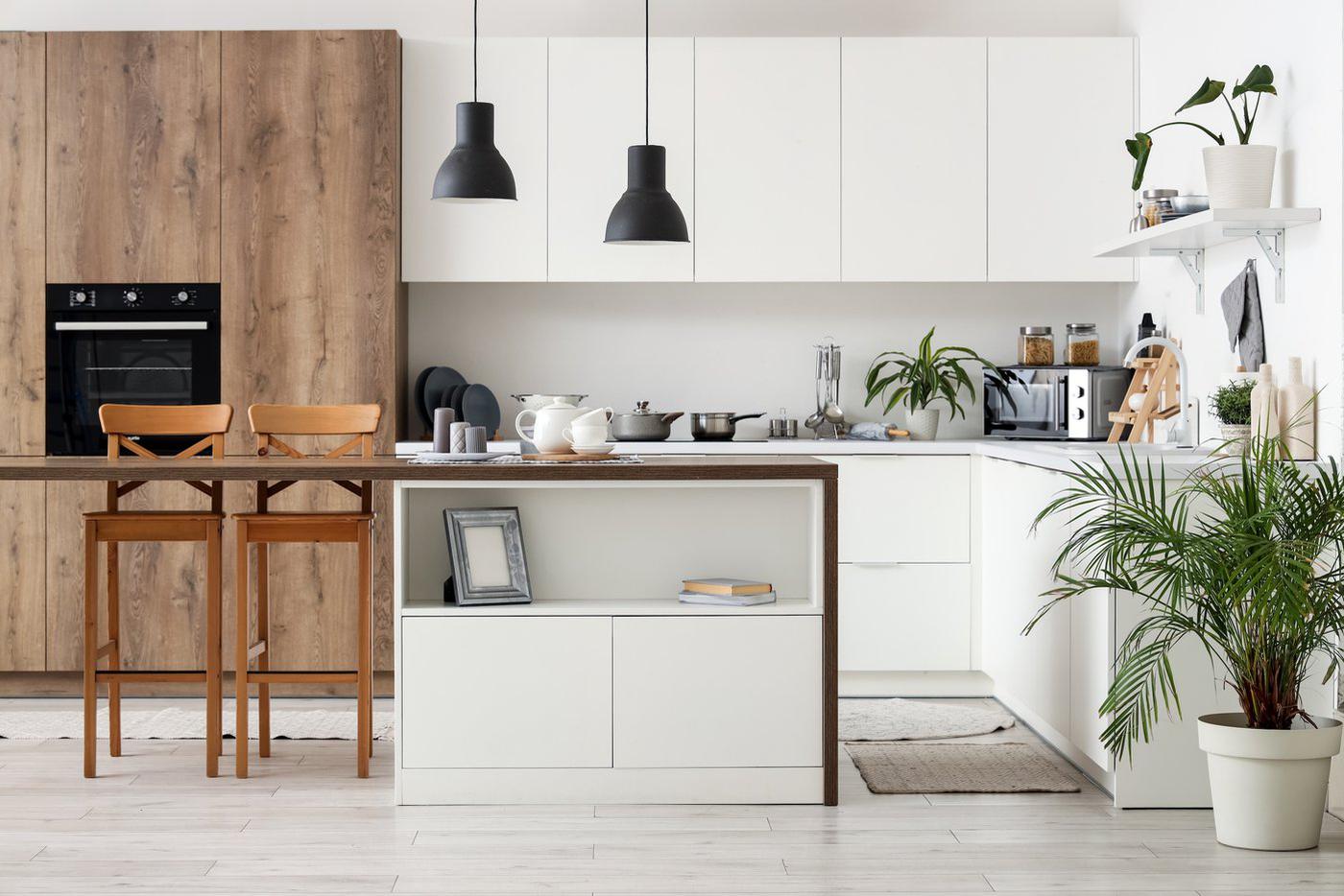 Экостиль предполагает минимализм, но не лишённый функциональности.