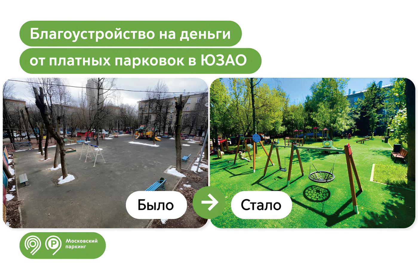 Максим Ликсутов рассказал о проведённом за счёт вырученных с платных парковок средств благоустройстве ЮЗАО