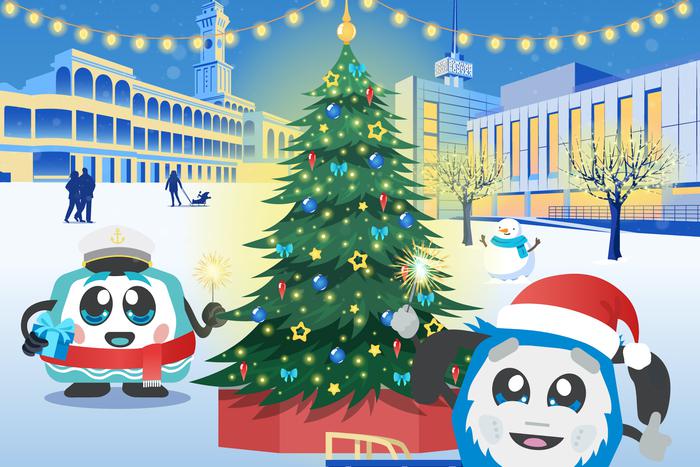 20 декабря на Северном и Южном речных вокзалах состоится новогодняя елка