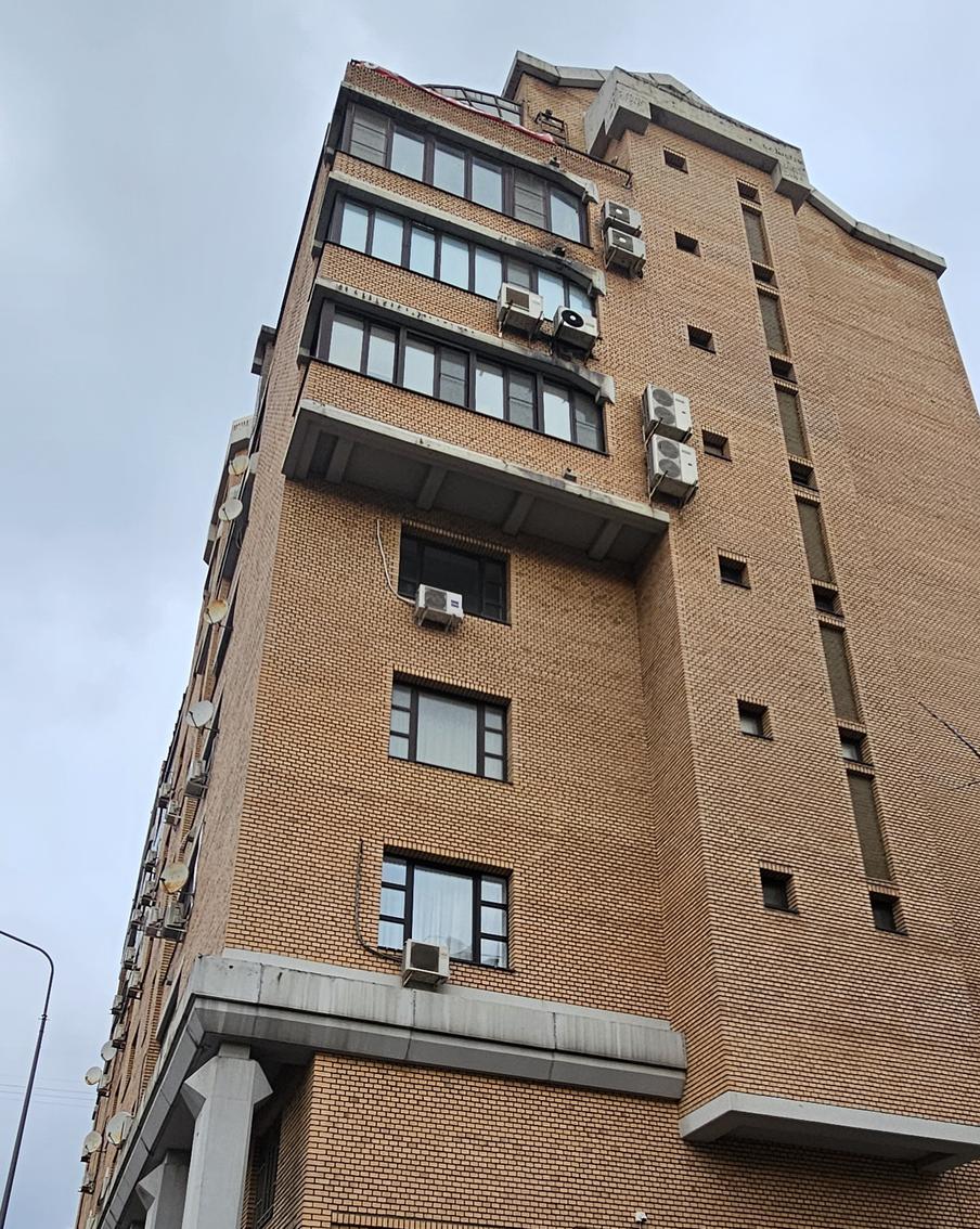 Дом в Ксеньинским переулке, где живёт Лариса Долина.