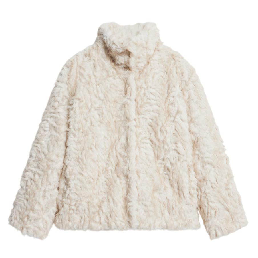 Шуба из искусственного меха под каракуля Lime (11 999 ₽)