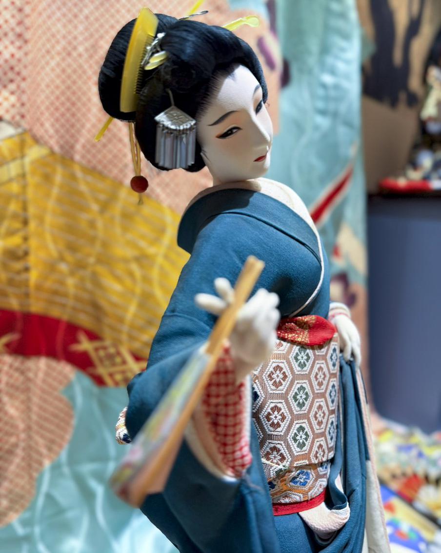 На выставке "Люди, куклы, маски. Театр Дальнего Востока и Юго-Восточной Азии".