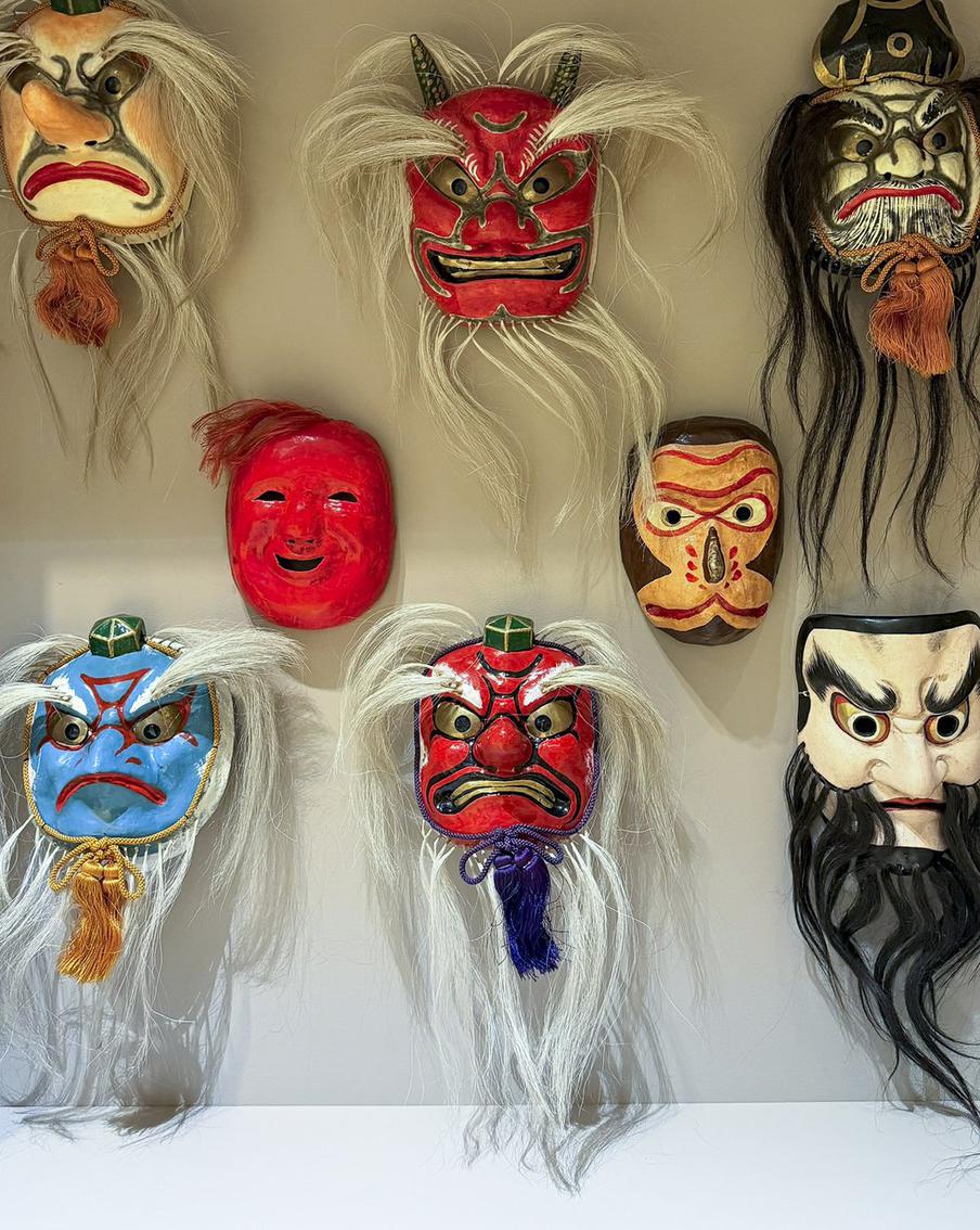 На выставке "Люди, куклы, маски. Театр Дальнего Востока и Юго-Восточной Азии".