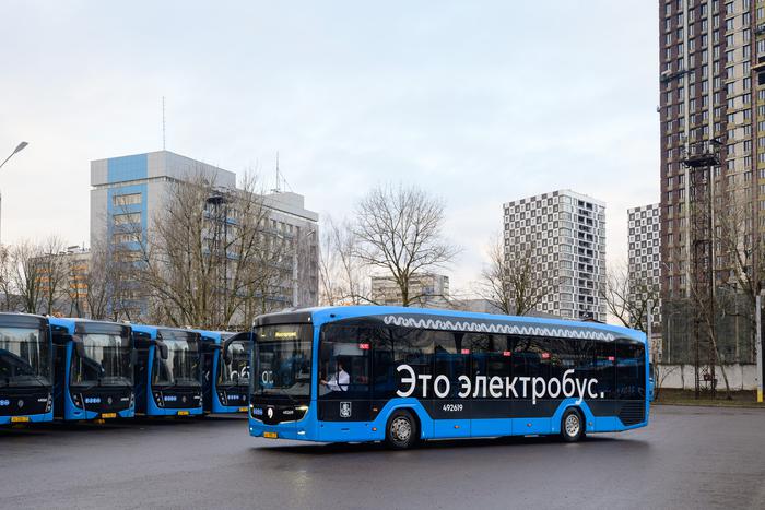 В 5 районах на западе Москвы появился новый электробусный маршрут