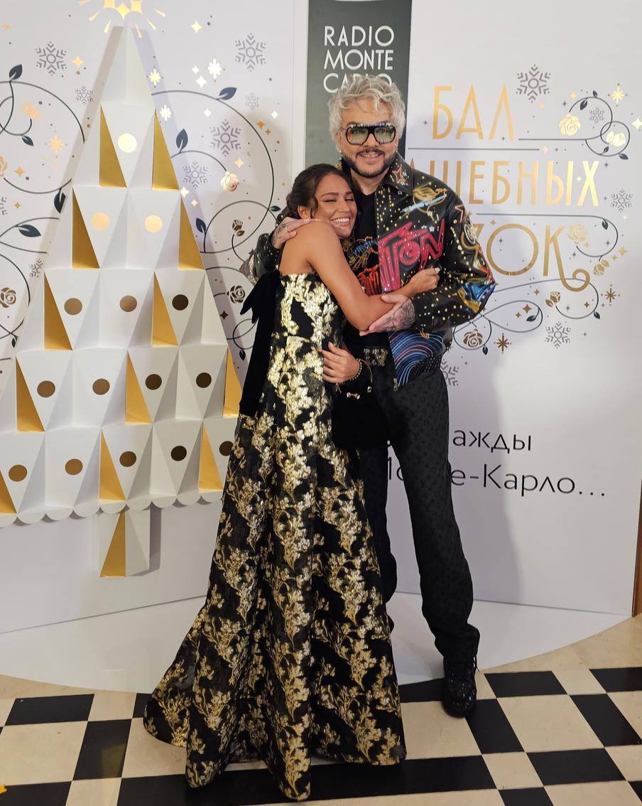 Филипп Киркоров и Мария Мельникова, жена российского рэпера Мота.