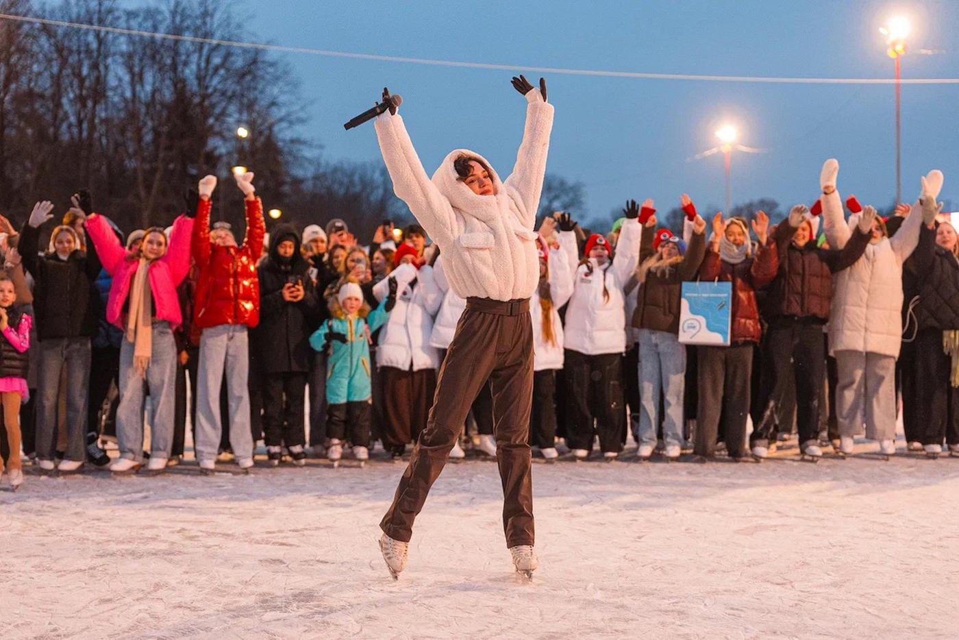 Выступление Евгении Медведевой.