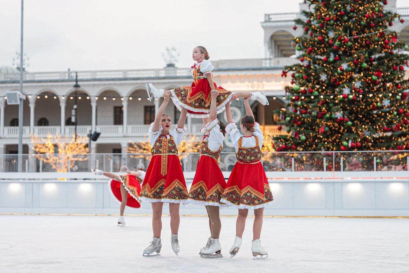 Каток в парке Северного речного вокзала за неделю посетили более 10,7 тыс. гостей