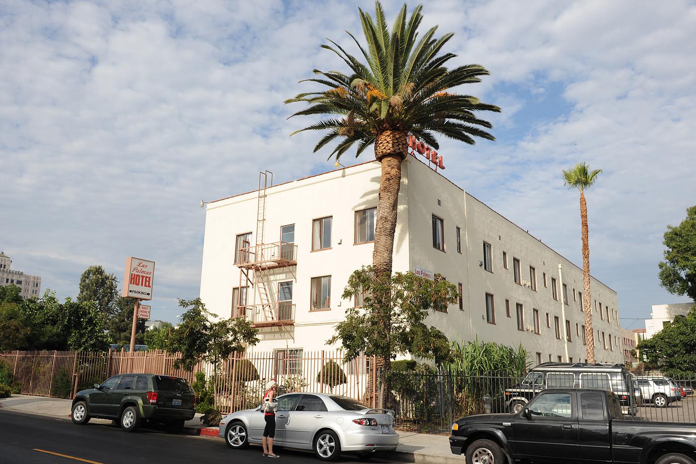 Отель Las Palmas в Голливуде, штат Калифорния, где останавливалась Элизабет Шорт перед тем, как была жестоко убита в 1947 году.