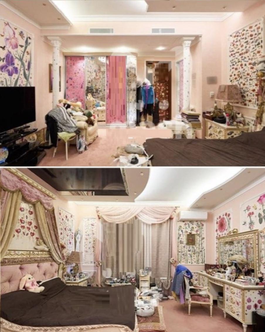 Спальня в "стиле Барби".