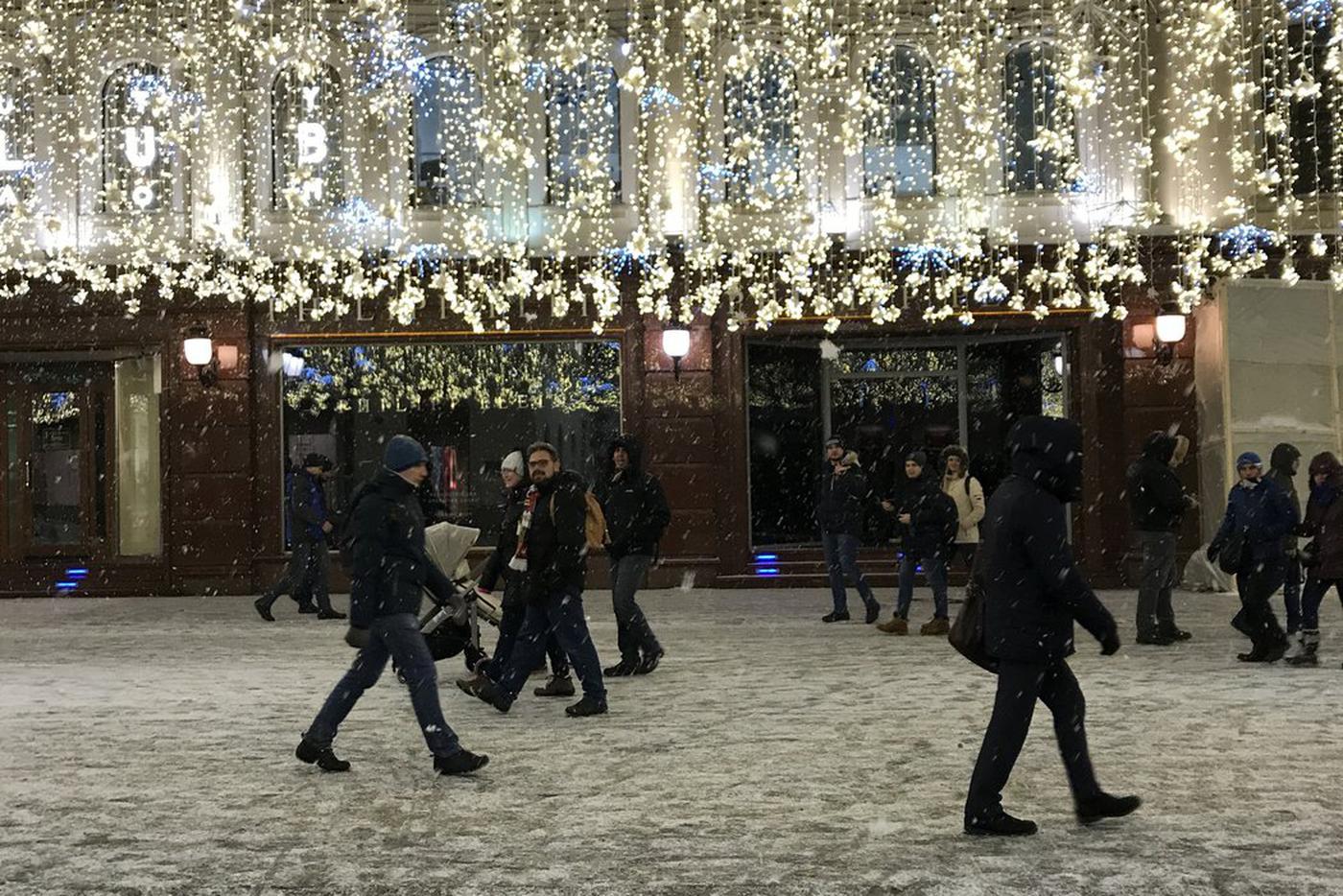 Погода в Москве порадует снегом на новогодние праздники