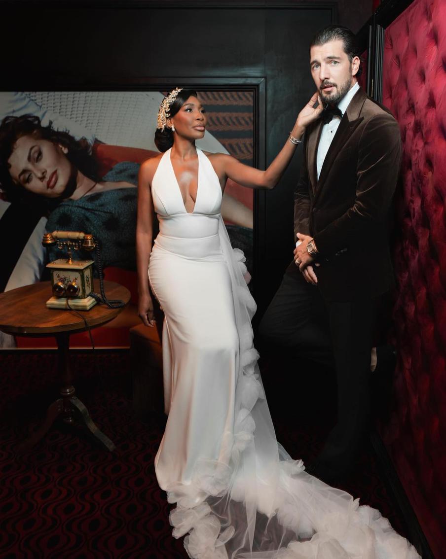 Свадебные образы Винус Уильямс и Андреа Прети.