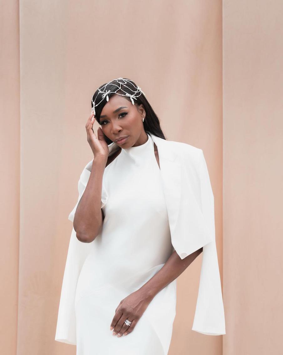 Свадебный образ Винус Уильямс.