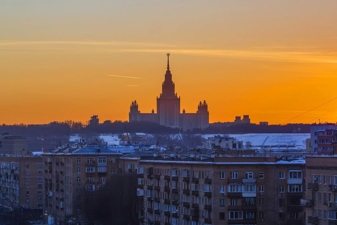 В Москве объявили жёлтый уровень погодной опасности