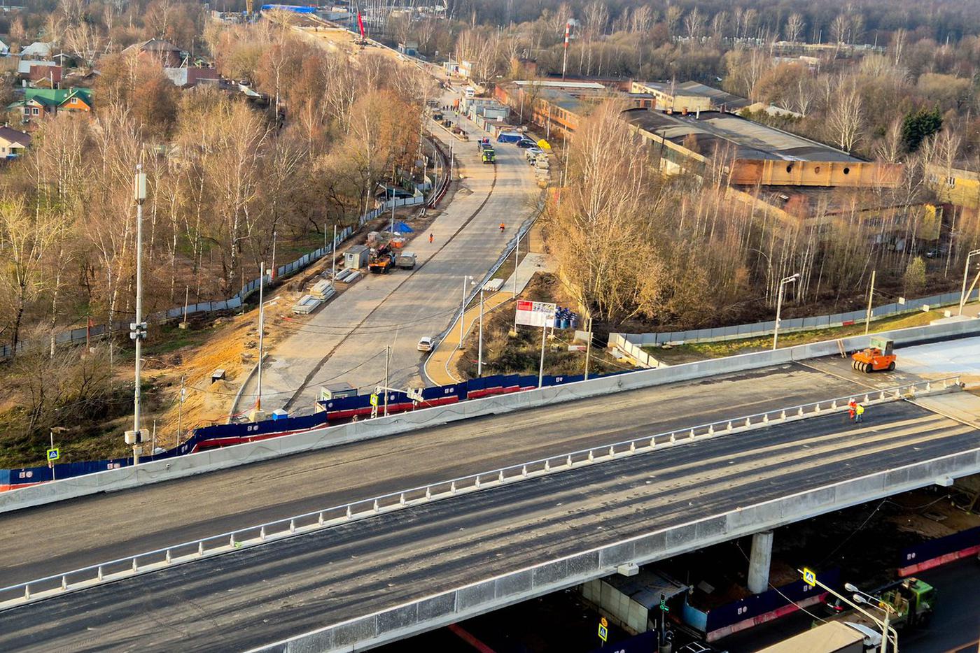 Сергей Собянин сообщил об открытии путепровода на Варшавском шоссе