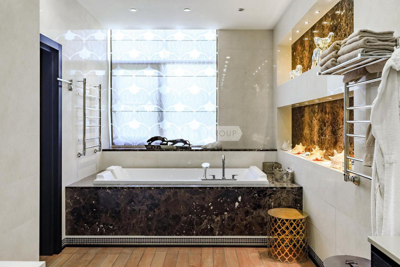 В дизайне активно использованы натуральные материалы.