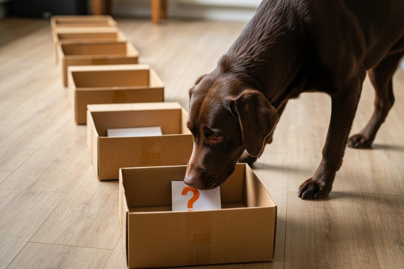 Собаки любят игры, где задействовано обоняние.