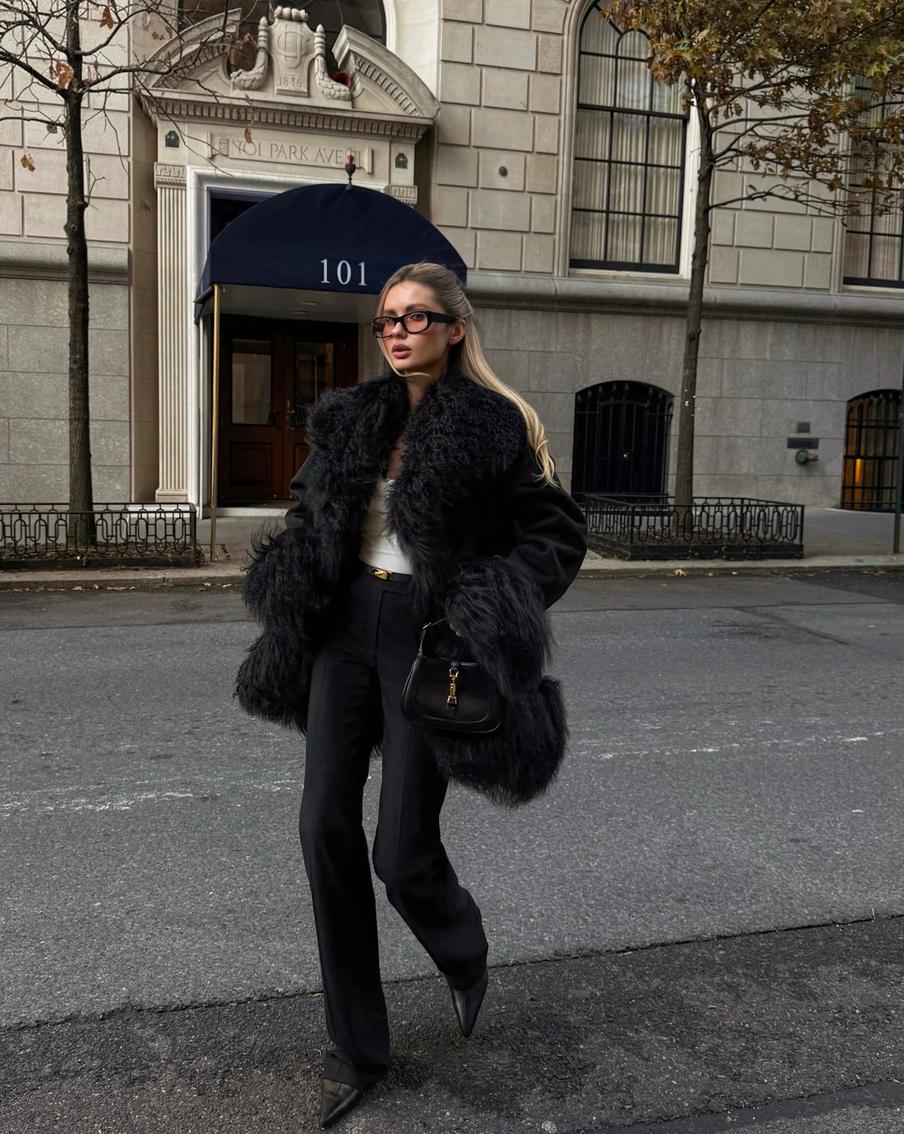 Дублёнка в стиле бохо-шик – главный модный тренд и акцент зимы – 2026