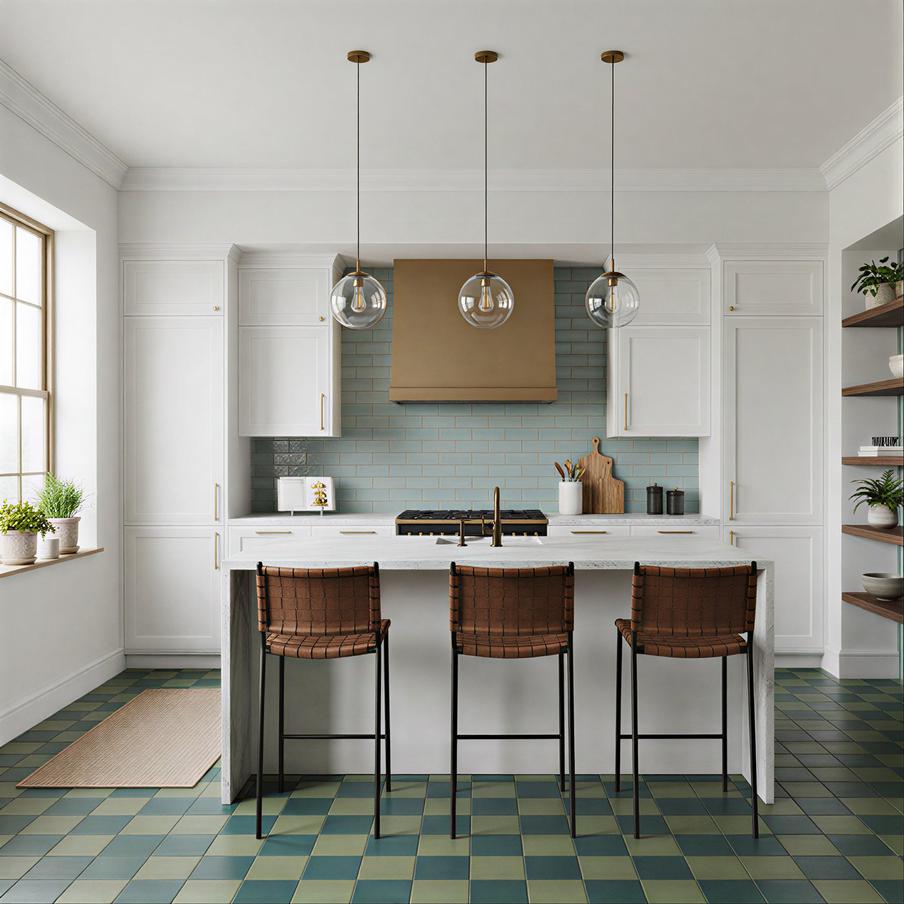 Шахматный паттерн создаёт ретро-атмосферу.