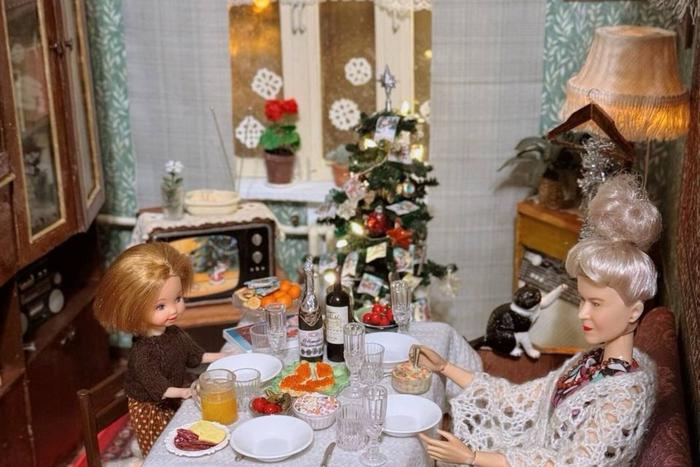 Бабушкина дача привлекла тысячи подписчиков: уникальный советский интерьер в диораме