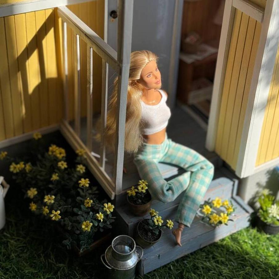 Барби поселилась за городом.