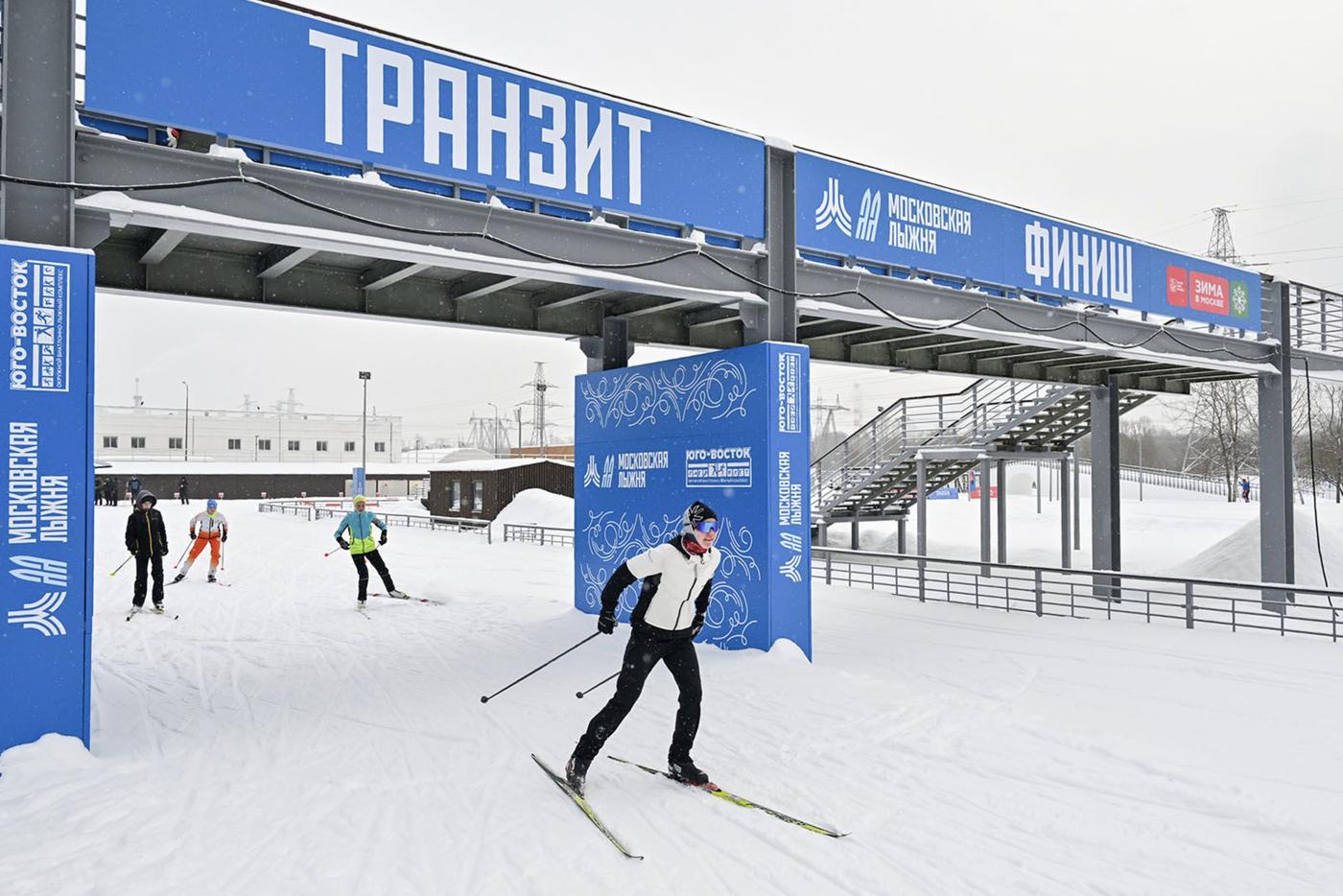 Собянин: Флагманская лыжная трасса открыта в парке 850-летия Москвы