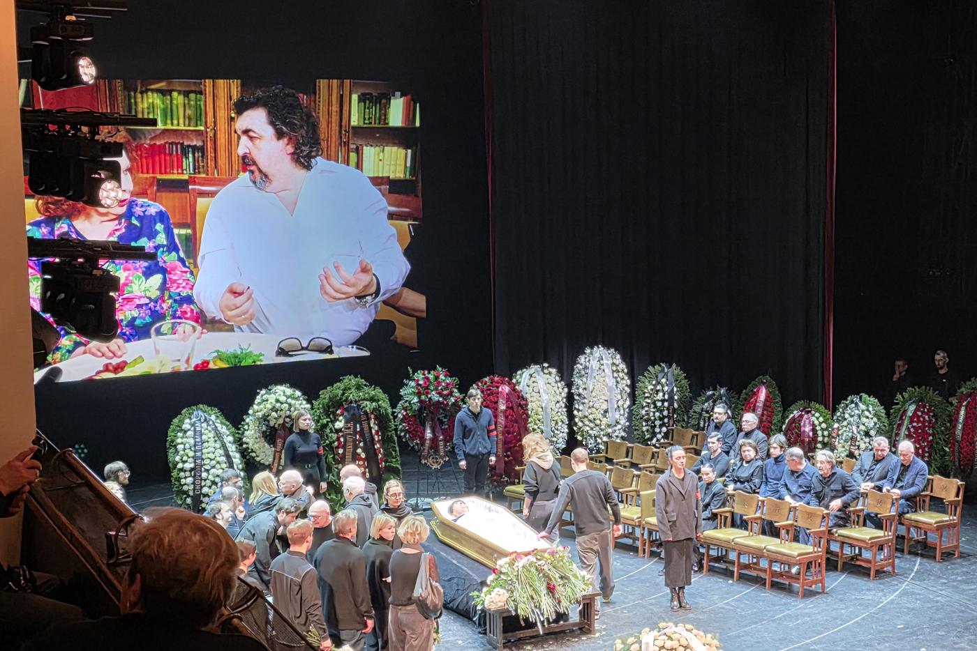 Церемония прощания с Игорем Золотовицким