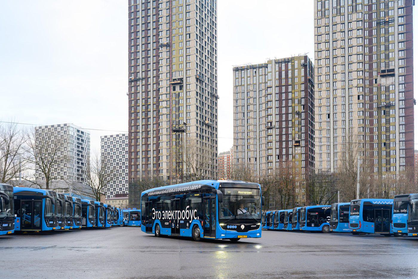 В Москву пришли уже 400 электробусов нового поколения