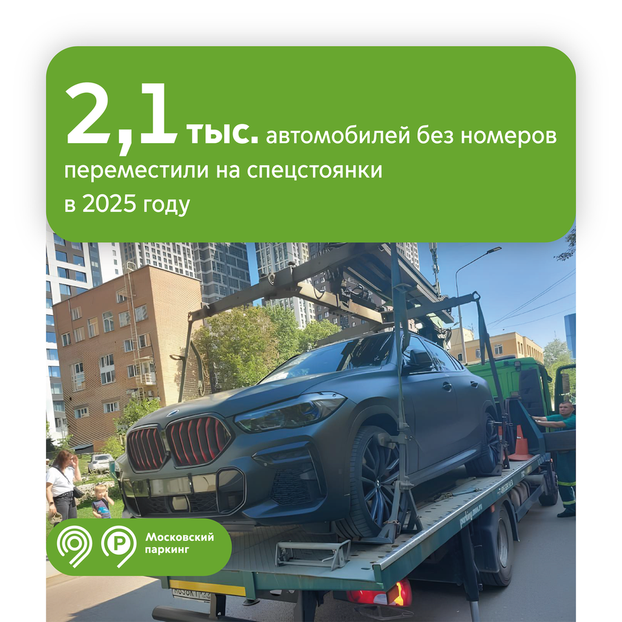 Максим Ликсутов: 2,1 тыс. авто без номеров переместили на спецстоянки эвакуаторы в 2025 году